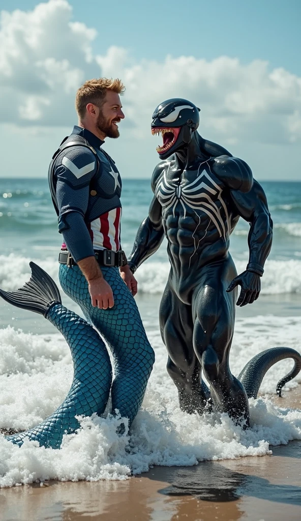 photography by ellen von unwerth, vibrant and colorful fashion editorial photoshoot, (Gill_man:1.4) and Cristiano ronaldo happily playing soccer, cinematic lighting, highly detailed, 4k <lora:Gill-man_Retro_Swamp_Monster_SDXL:1>