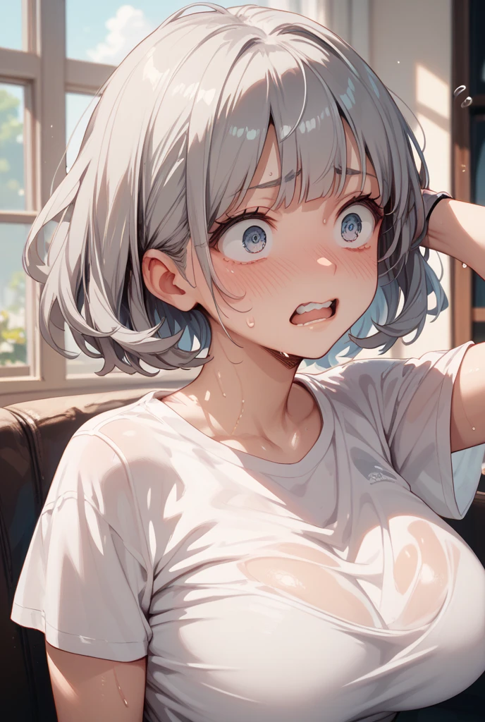 (((pov,1 boy, penis, fellatio)))、(highest quality)), ((masterpiece)), (Familiar), Perfect Face,Shiny skin,Beautiful breasts,red eyes,Shiny skin、Sunburned skin、Sweat、Off the shoulder、Double teeth、Hotel 、(((short Bob hair))) 、silver Hair Color、Young、Big Breasts,(((Milking)))、(((2girls,Breast Matching)))、bitch、Handjob、(((Breast milk,cum)))、Subjective、penis lickingprojectile cum、cum on body , (((cum on breast)))、On all fours.Penis between breasts 、(((Prone、{school uniform,Short sleeve shirt,break,(Checked skirt:1.2)))、(((透ける)))、(((sweat)))、(((wet)))、(((perfect penis)))、(((from above)))、(((crowd)))
、(((あみタイツ)))、(((crotch grab)))


