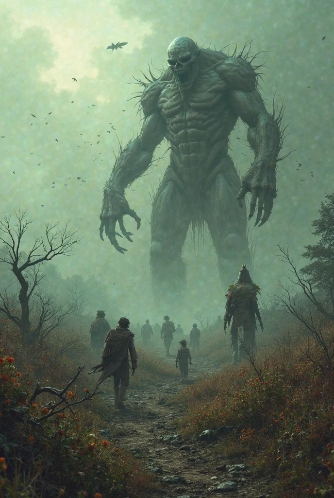 An army of zombies in a swamp, twisted trees, fog, zombies resident style evil, realistic --auto --s2