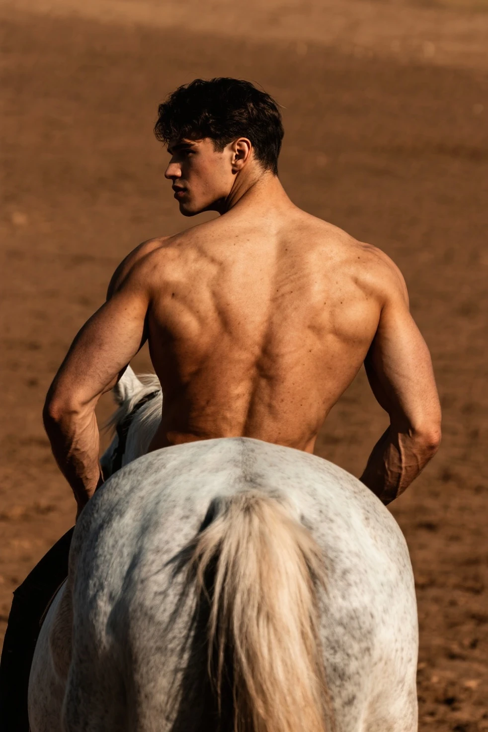 a human man being fucked by a huge endowed horse, gay, rape,sex,ZOOPHILIA