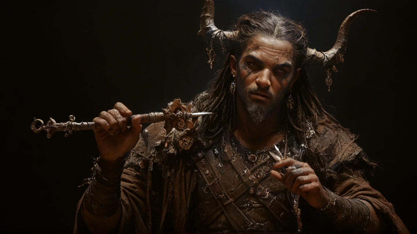 The name of the dragon orc is hykan,Characters in the Spear Tavern