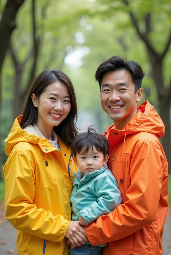 highest quality，masterpiece，超A high resolution，Perfect Anatomy,（Faithfulness：1.4），RAW Photos，smile，Children of short-haired boys，Woman with long hair and 2 year old boy with short hair，a woman and small boy, Mom and short-haired son,Gorgeous Mother And Smiley Boy,（Big tree々Parks with）(((Big treeの後ろに隠れている母)))、(hide and seek）Cowboy Shot,Cinema Lighting，Fashion model parents，Adorable，, (Browsing Caution:1.2)、(Black-haired baby looking for his mother)、(Long-haired mom and short-haired son)、（Mother in yellow jacket and son in blue jacket）