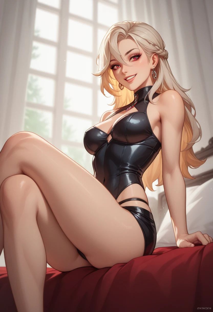 ((ultrahigh resolution, great quality)), (((8k, photo and raw, best quality, masterpiece, hyperrealistic))), incredible, extremely detailed, sharp focus, real person, only one girl, ((1 very girl attractive and beautiful)), (((((Lena Paul's facial features))))), (((((Lena Paul's face))))), (((((long platinum blonde hair with two pigtails))))), (((green eyes))), Detailed face, ((twenty one years old)), ((model body, sexy body, slim body)), ((((Arafed Woman only dressed in the shirt of the Spanish soccer team, dressed in the shirt of the Spanish soccer team for Euro 2024, shirt of the Spanish team, sexy t-shirt of the spanish soccer team, selfie, selfie photo, discreetly made up, playboy photo style, captivating and tempting, Lena Paul, Realistic, sensual look, sexy, Instagram model, Sensual, sexy smile, sensual posing, natural pose, goddess)))), ((beautiful smile, sexy smile)), ((perfect mouth)), ((perfect legs)), navel piercing, (Beautiful face), sinuous look, sexy look, half smile, stitching, smooth skin, ((detailed skin)), cinematic lighting, ((perfect detailed and pretty eyes)), ((Highly detailed body, perfect body measurements)), ((detailed and tempting lips)), (((((medium breast))))), ((marking body clothes, Marked breasts, Generous cleavage)), 1 navel, rosy cheeks, ((Juicy and sexy lips, perfect lips)), naughty smile, wild and sexy hair, Full body view, ((masterpiece)), (((best quality))), (((ultra high))), (((hyperrealistic))), (((photorealistic))), Highly detailed CG unit 8k wallpaper, shot style, complex, High detail, Dramatic, Highest Quality Movie Still Image, Masterpiece, Best Quality