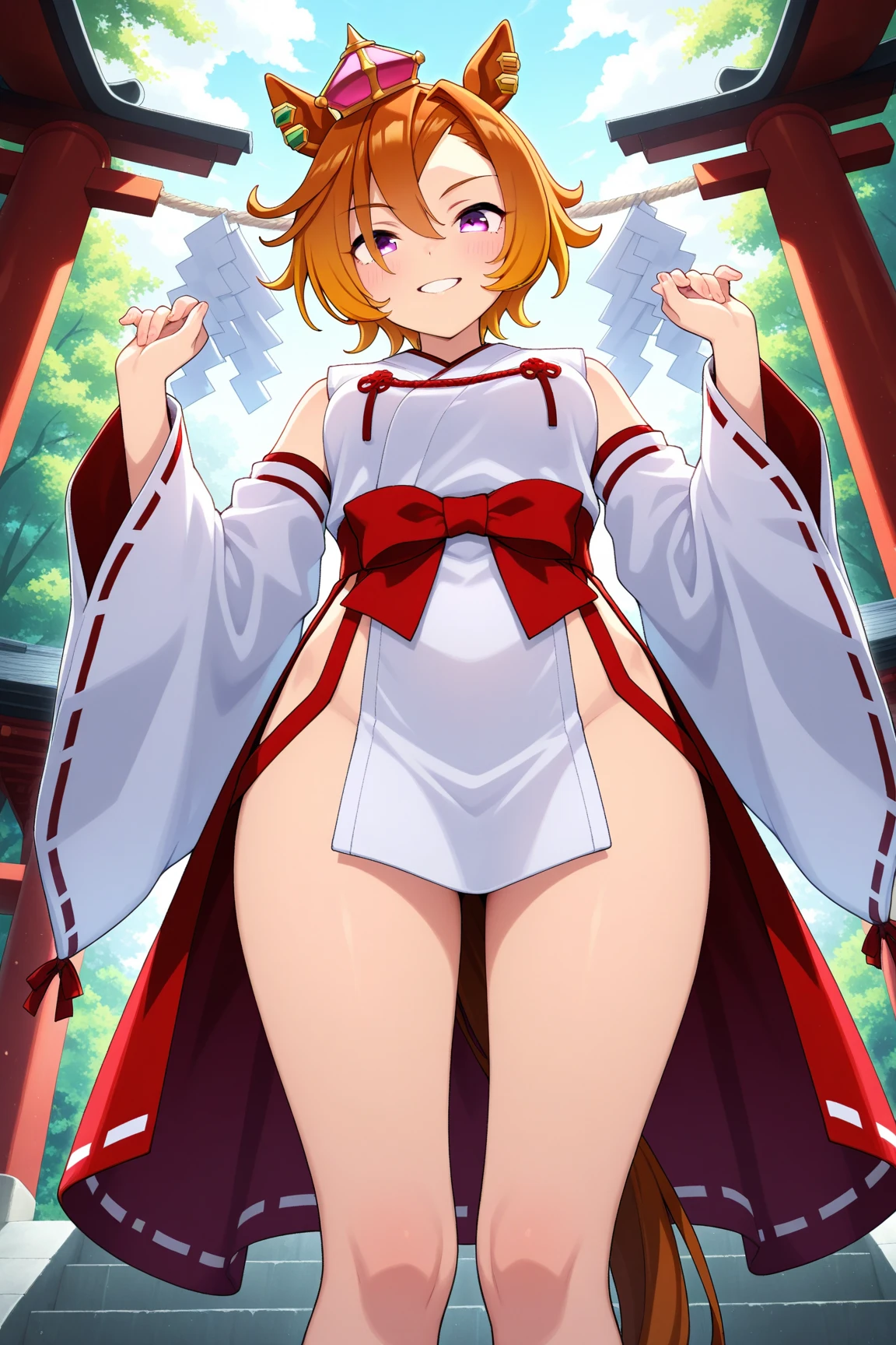 1girl, solo, nsfw,, (wearing nothing: 1.5), large breasts., empty eyes , kagamine len ,short ponytail, spiked hair, aqua eyes, flooding, fire, heavy snowfall, frozen, file, crying, sea, cooking, whole body, Cherry tree、blue sky, church,, classroom, garden, blonde hair, blue eyes, hair band、,、 short hair, , nipple , wet