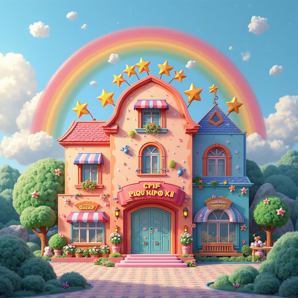 Masterpiece,Best quality,Highres,Extremely detailed 8k wallpaper,Very clear,<lora:Rui2.5Dcartoon_V2:1>,harbor,(night:1.2),night,look up,church,(the beautiful girl stood in front of the camera:1.1),smile,red hair beauty,mexican day of the dead,small towns in mexico,colorful,summer,color light bulb,
