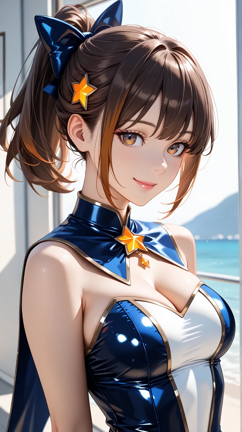 A hot sexy girl, masterpiece, best quality, lora, highres, ultra-detailed, realistic, studio lighting, vibrant colors, sharp focus, landscape.