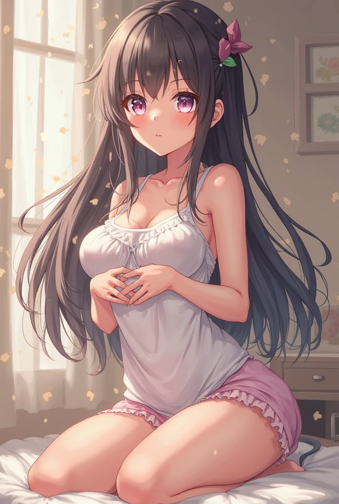 Two women having fun in the classroom, lewd: 1,2, hentai: 1,2, NSFW: 1,2, lesbian micah: 1,2, grabbing each other's ass, kissing, blushing, wet sleeveless t-shirt, shorts, anatomically correct