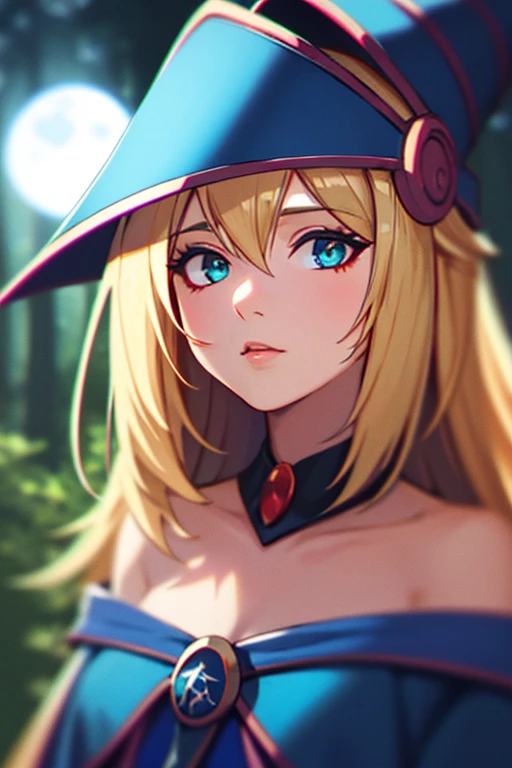 full body of a woman in a witch's hat and a cape, mechanized witch girl, half summoner half megumin, black magical girl, portrait of a female magician, marisa kirisame, Sorceress, female magician!, portrait of a sorceress, female magician, beautiful sorceress, black witch character, black witch side portrait