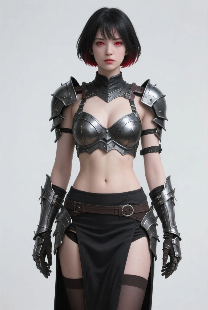 Masterpiece, a beautiful female warrior, (Alyssa Sutherland:Janeane Garofalo:0.5), high detail leather armor, (small breasts), strong muscular body, short filthy hair, undercut, legs, (high fantasy battlefield environment), HD, (skin texture:1.1), best quality, ultra high res, (photorealistic: 1.4), Raw photo, by Ellen von Unwerth, Nikon D850 Film Stock Photography, F1.6 Lens, Rich Colors, Realistic, Cinestill 800, backlight, rimlighting, studiolighting, sunlight, close-up