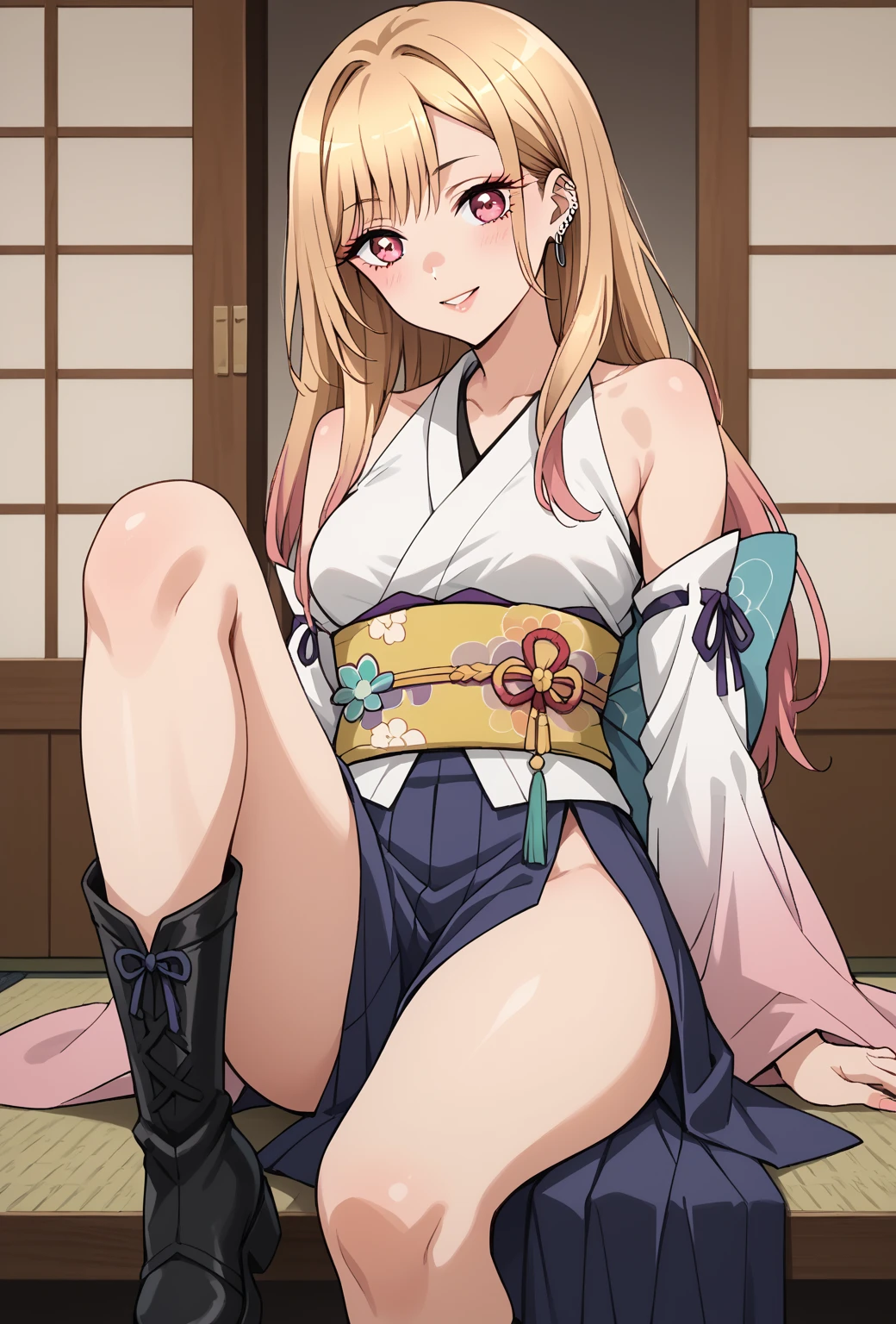 A blonde girl in a pink yukata with twin tails is raped by a man in a festival forest,Highest quality,masterpiece,(((1man and 1girl,having sex))),A young and   is violently raped and cums inside her, crying and screaming.,Obvious flat chest,Visible genitalia,Tears flowing,Her clothes are in disarray and her breasts are visible,A young girl spreads her legs wide in an M-shape