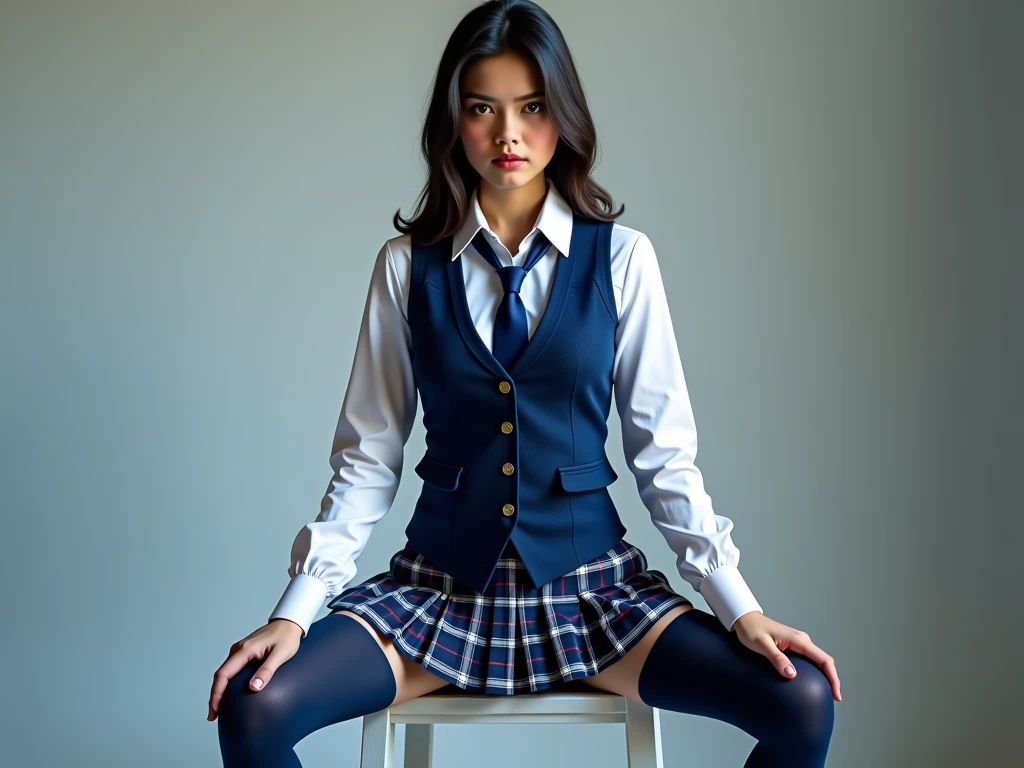 light skinned high socks Erotic thighs