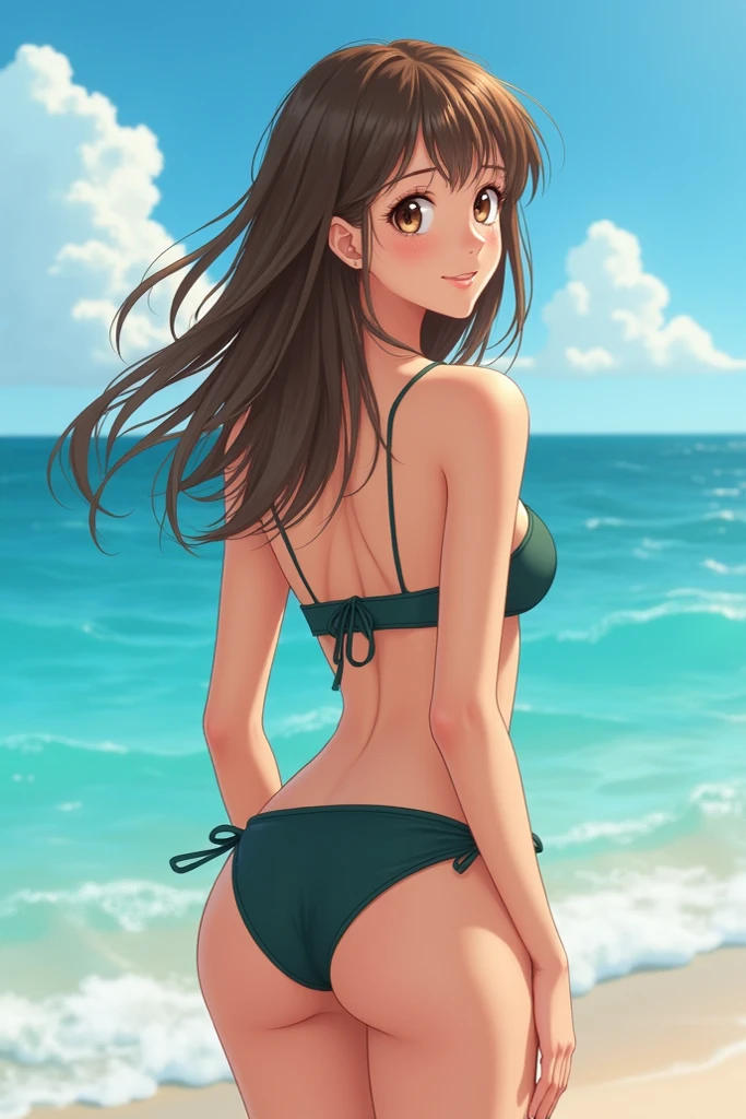 1girl, (anime, 8k, master part, Qualidade Superior, best quality, Beautiful and Aesthetic, professional illustration, ultra detalhe, perfect lighting, sombreamento perfeito, Nitidez perfeita), {(Cor do cabelo, Estilo de cabelo, cabelo bonito, cabelo detalhado)}, {(Cor dos olhos, Olhos detalhados, Olhos bonitos)}, {(Rosto detalhado, nariz detalhado, boca detalhada, cara bonita)}, {(TIPO DE CORPO E COR DA PELE, Corpo Perfeito, perfect arms, perfect hands, pernas perfeitas, corpo detalhado, Corpo bonito)}, {(Clothes, roupas detalhadas, Roupas bonitas)}, {(Position, Action, expression)}, {(Landscape, Paisagem ultra detalhada, Paisagem muito bonita, paisagem de alta qualidade)}, {(((anatomia perfeita, bikini, cabelos longos verdes, praia, surfista)))}