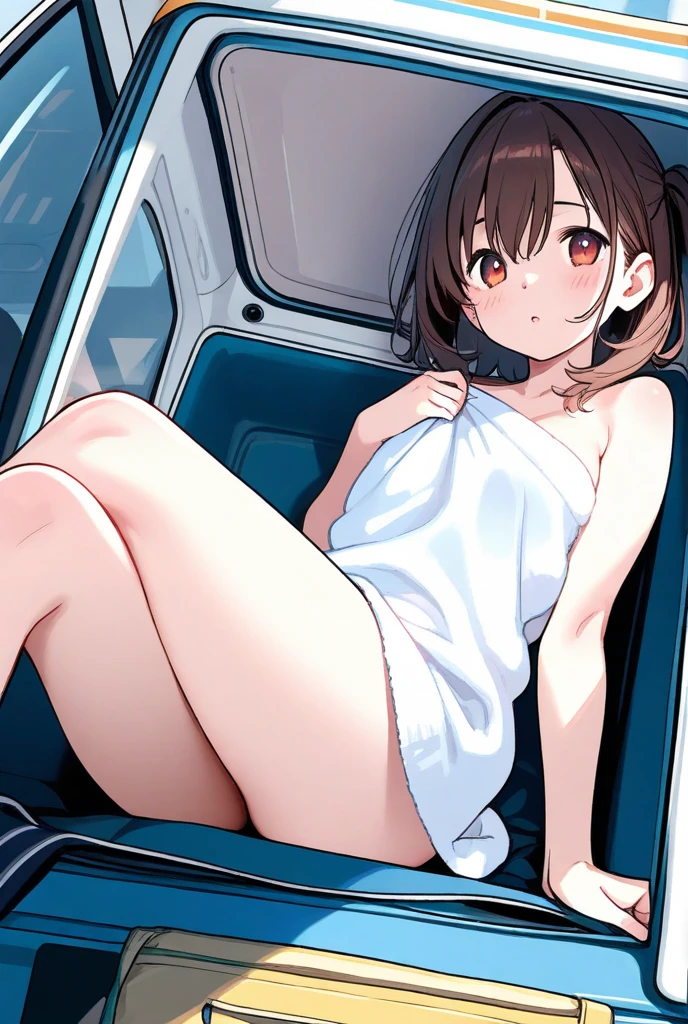 white underwear,Open your knees and spread your legs wide open,smile,Berry Short Hair,mini skirt,random angle,semi-nude,About to take off underwear,flipping through naked clothes