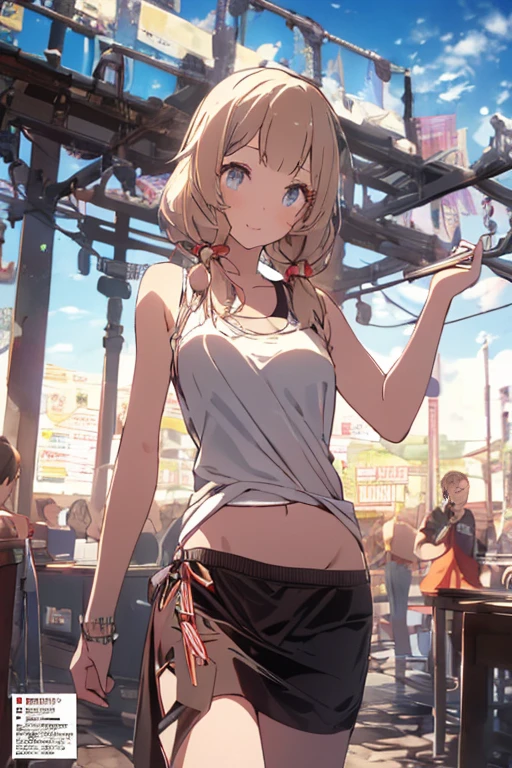 Short Hair、Blonde、Elf、Sports Bra、stockings、Athletics