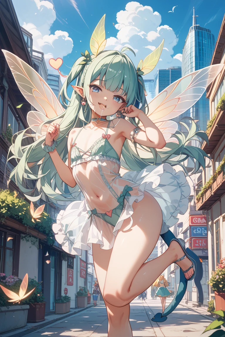 (((close up penis))), ((Side angle))、A composition with a large penis on the right side of the screen、A little fairy girl is hugging a penis、Chibi, (I look up at the girls from the ground.)、(The girls who surrounded me and hugged me)、((A seductive wicked smile)), (Pixie)、(Butterfly on the back々Feathered)、Very small fairy、((A fairy smaller than a penis))、low length、(thin)、(( girl))、(Transparent fair skin), (((child girl)))、Wavy、(Green Hair)、ponytail、Red scrunchie、((Forehead))、Big eyes、Grey Eyes、purple shoulder armor protector, (Red leotard)、(covered nipples), ((Angle from below1.5)), light pink tights、Covered navel、(Thighs), crotch、(Red Armor Boots)、(Angle from the bottom of the girl), ((Girl squeezes me with her crotch)), (In the woods)、((Hugging the penis))、(Clamping the penis between the thighs)、Press your stomach against the penis、((Cast magic on the penis))、(The whole body is enveloped in a pink aura.)、((lying big boy)), ((huge penis)), ((eject cum)),