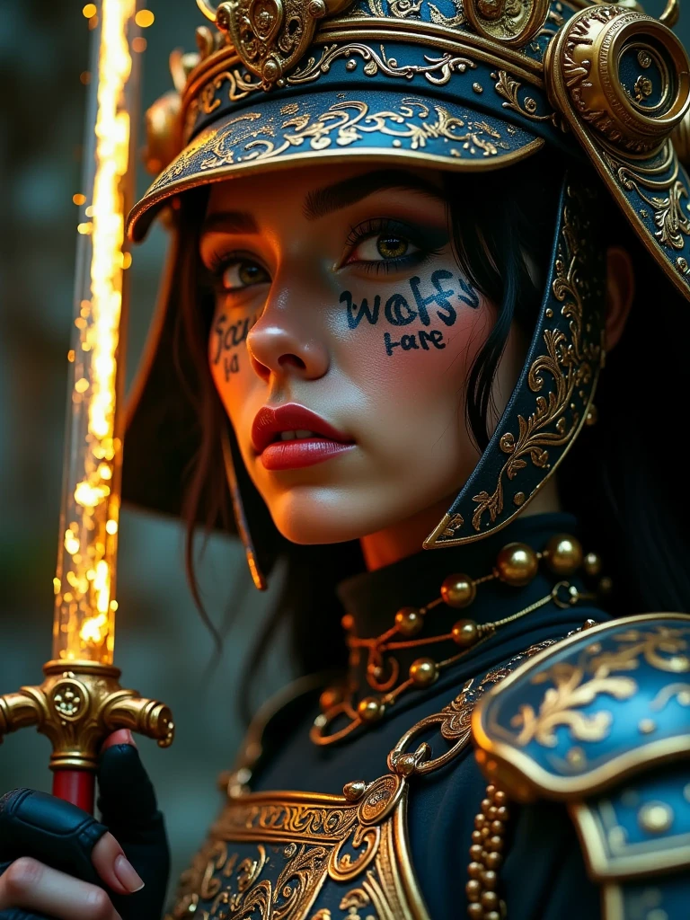 award winning full body painting, ((sexy African steampunk pirate girl)), (detailed eyes:1.1), (detailed face:1.1), sexy cyberpunk, sexy glossy latex catsuit, perfectly symmetrical face, realistic proportions, intricate, abstract, directed gaze, cinematic composition, ultra-detailed, realistic, hyper-realistic, volumetric lighting, 8k, trending on artstation, playboy style, by jean-baptiste monge