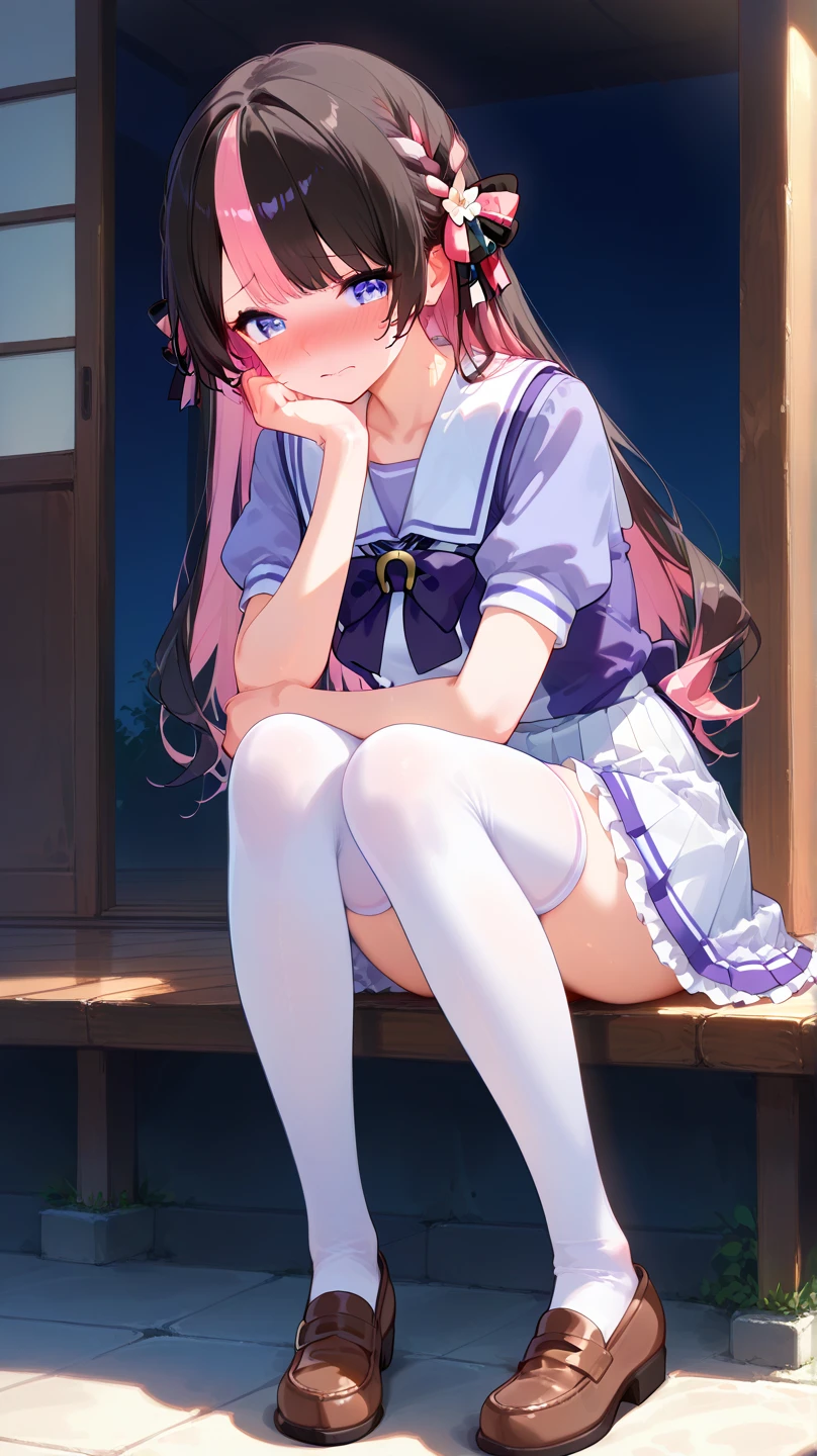 リアルphotograph、The real picture、Best image quality、プールサイドでポーズをとるSailor suitの金髪の女の子, anime girl ,  photograph, anime , Sailor Venus 、A style that shows off white panties, Anne Takamaki from Persona 5, Ayaka , Sailor suit, junko enoshima, Azur Lane Style, summer、, Sailor Moon!!!!!!!!, - Artist: Sailor Moon, anime girl in real life, advertisement 