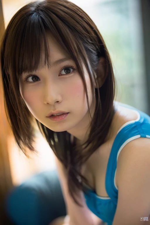 ((Top Quality, 8k, Masterpiece: 1.3)), Crisp Focus: 1.2, Beautiful Woman with Perfect Figure: 1.4, Slender Abs: 1.2, Layer Cut, Big, Colossal, Wet Body: 1.5, Highly Detailed Face and Skin Texture, Detailed Eyes, Double Eyelids, BDSM, Slave, ((Best Quality, 16k, Masterpiece: 1.3)), (Brown Hair)), (Shower, White Water)), (Bathroom)), ( Pose)), ((seductive)), ((sit, spread your legs)), (soaked breasts)), underwear, bed, hair