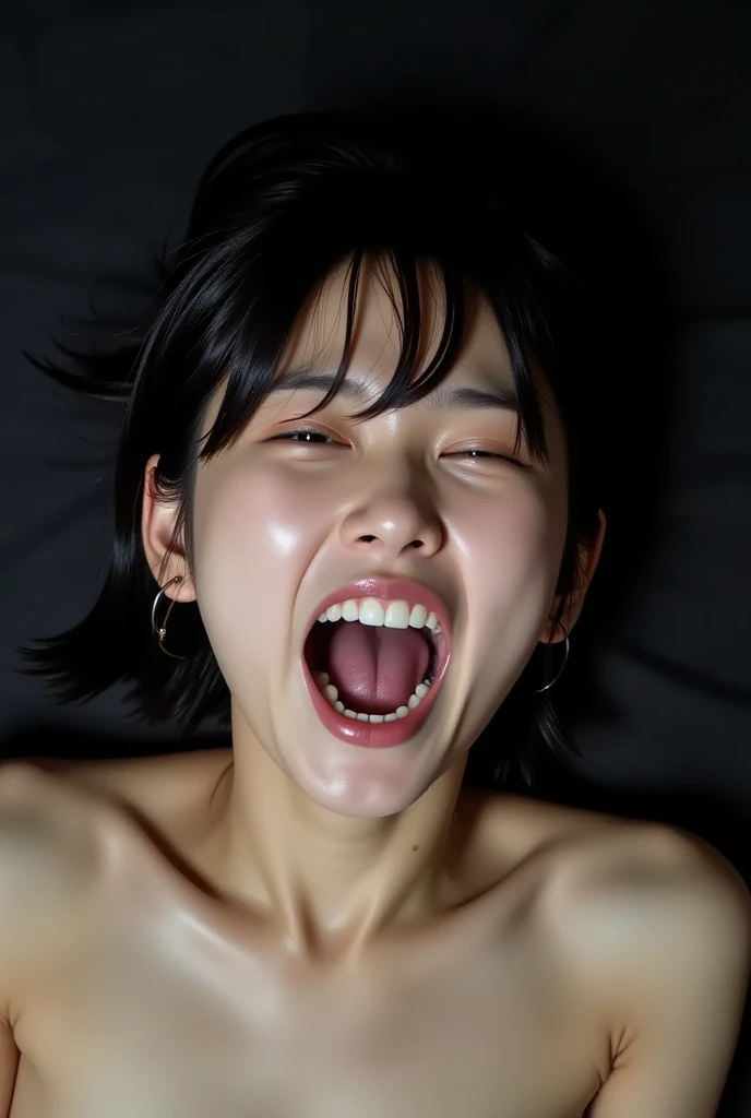 Photo quality、Realistic depiction、Highest quality depiction、18old woman、One Girl , Polo shirt,Bottomless,smile,Open your mouth, One boy, penis,Overturning the suspension of parliament,bangs,Handy Scanner、(((Correct depiction of pubic hair、Showing pussy)))、(((Full nudity)))、
(Realistic:1.4)、(((Childminder、kindergarten teacher)))、The background is a night city.The city that never sleeps、(((Childish and cute interior)))、(((Realistic pussy depiction)))