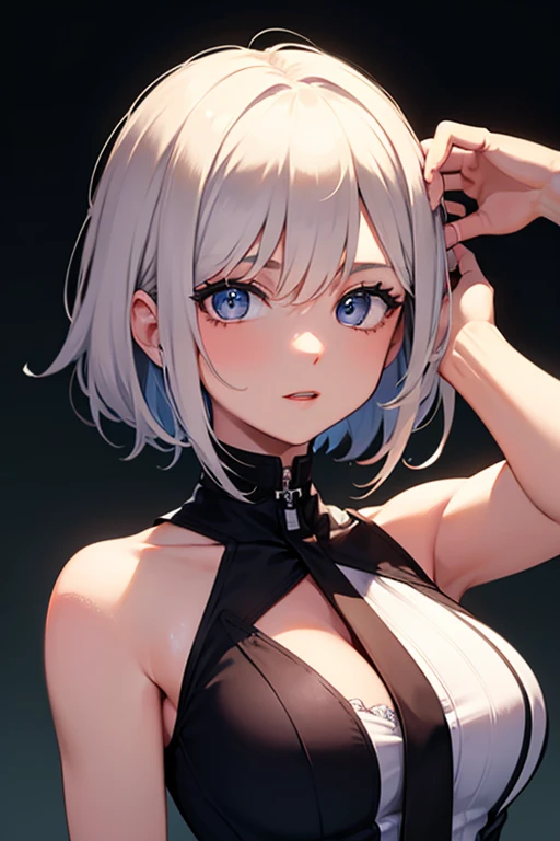 shenhedef, shenhernd, upper body, seductive look, blush, indoors, in office, looking at viewer, cloudy, moody lighting, (perfect detail eyes:1.2), glowing eyes, (long hair one braid:1.2), elemental skill effect, (Masterpiece, Best Quality, High Quality:1.4), professional artwork, Intricate Details, field of view, sharp focus, detailed painting, photorealistic lighting, trending on pixiv, (vivid lighting, vibrant colors:1.05), realistic shadows, ambient occlusion, (athletic body:1.3), mature woman, 30yo, shenhe, hyperdetail eyes, beautiful eyes, (((solo:1.4))), semi-realistic hair, hyperdetailed clothes