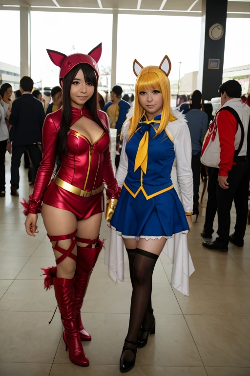 Camgirl, solo, breasts, cosplay, sexy