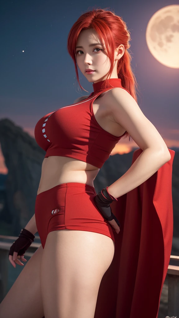 8k photo, Super realistic, Beautiful features, Double eyelids,17 age、((Asuka Langley's hairstyle in Evangelion the Movie))、（1.5)Woman posing in red suit、Drifting Asuka Langley(1girl in:1.2)，Close-up of full body Zenkai！Asuka's suit、Asuka Langley、Asuka Langley Souryu、Portrait of Asuka Langley Solieu、beautiful asuka from evangelion、Asuka Suit Underwear！Asuka from Evangelion。(Light flare:1.2)+close-up+Beautiful skin+Dynamic+high detal+Back lighting+downy+afloat+Modern metropolis。