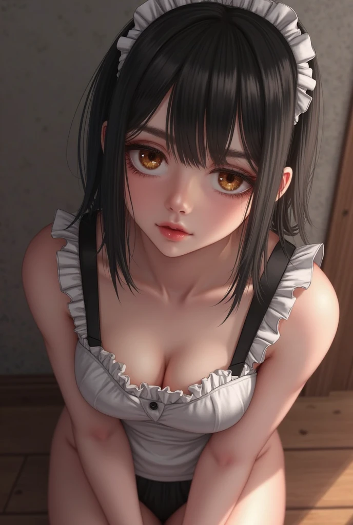highest quality, Super Resolution, 8K, (Delicate expression), Young face, One beautiful girl, Black hair pigtails, The perfect human body, Getting naked, (Small breasts), The nipples and areola are pale pink., Beautiful Faces, blushing shyly, Straddle a man, Show your to your audience, She feels sexual pleasure, Heavy breathing, Sweaty bangs, Clenching teeth, Spread your legs in cowgirl position, Inserting penis into pussy, Have sex with the vagina, Photographed from an angle looking up at her,