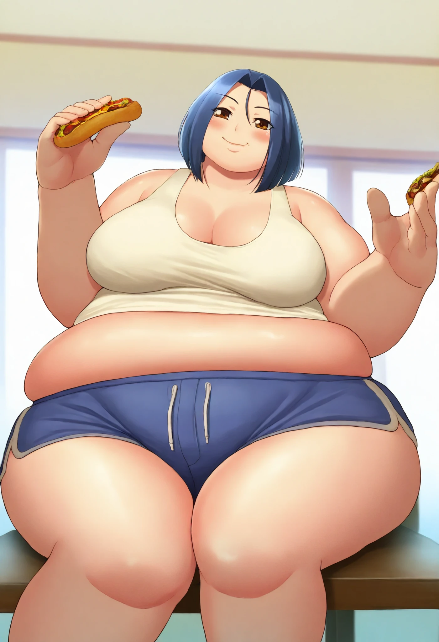 score_9, score_8_up, score_7_up, source_anime, 1 woman, ((small chest)) (((character consistency)))(before and after progression:1.4), (one woman drinking a very large soda bottle) (chugging soda), (burp bubbles) (shocked emotions:1.3) (unsettling:1.3) , lize1st, (double chin,), full body picture, ((stripper clothes)), (())
liminal space background, , multiple angles (strip club background), bloated, spherical inflation