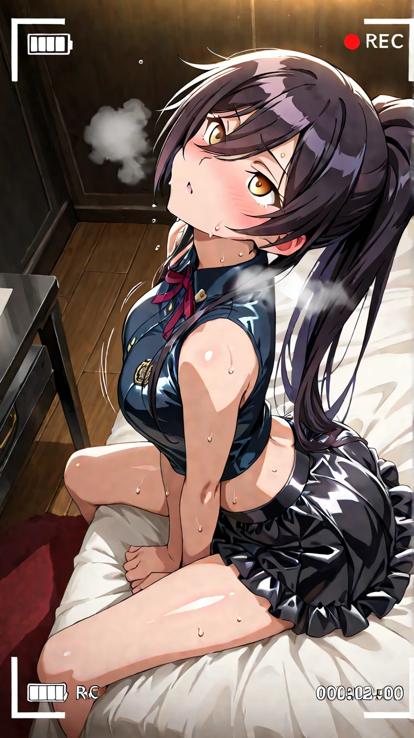 hanekawa tsubasa、eye glass、Braids、A dark-haired、large boob、fullnude、 (Black hair, Brown eyes, Round face),  With ribbon, (nose blush, Naughty, half opened eye, Drooling),On the bed in the infirmary,   [Full body shot]、Hardcore BDSM Kak Dega Again、Plenty of love juice、pale pubic hair、Wearing a black dog collar,Full body shot,body piercings,Large open legs、eye glass、Head-to-toe shots、Hand flail、fetters、Squirting、spout、There are a lot of them all over the body、Soak up the bright sunshine under the tropical sun、The udder is squeezed out with a rope、Woman in chains、slightly turned to the side、The lower back is cramping up and down、Chest is bobbing up and down、screaming in pain、 超A high resolution, (Photorealistic: 1.4)、Crying with joy、Crying in pain、Shot from a 45-degree angle to the right、Huge 、Stand on all fours with your butt facing the viewer、sticking out the tongue、Peeling the whites of the eyes、Crying in pain、eye glasses、Nipple ring、