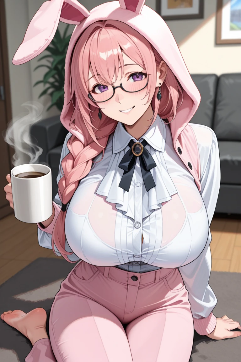 masterpiece, best_quality, solo, Rangiku Matsumoto, Bust 109 cm (43), Waist 61 cm (24), Hips 91 cm (36), Bra Size 43 K Cup