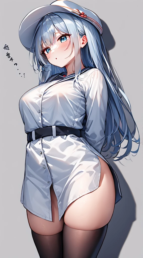 ​masterpiece, top-quality, The ultra -The high-definition, Top resolution, ighly detailed, bobhair、Braided hair、pretty skin、fullnude、Colossal tits、Rabbit ears、Long rabbit ears、thick eyebrow、Thick eyebrows、A room with very dark eyebrows、inside in room、embarrassed from、red blush、wide-open legs, Raised leg, public areas are open、Pubic area visible、Vaginal launch、insertion、White liquid、Light blue hair、kindly smile、put hands on the hip、Upper body