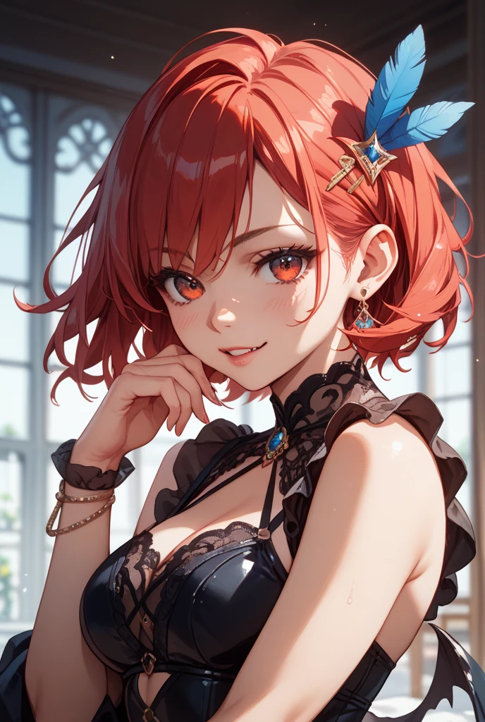 (Highest quality, 8k, 32K, masterpiece, Ultra-high resolution,:1.2),born, One girl,Super cute , Natural light,Clear, shining eyes, 20-year-old ,Fair skin, Sparrow, Brown Haired Girl, naked, Big Breasts