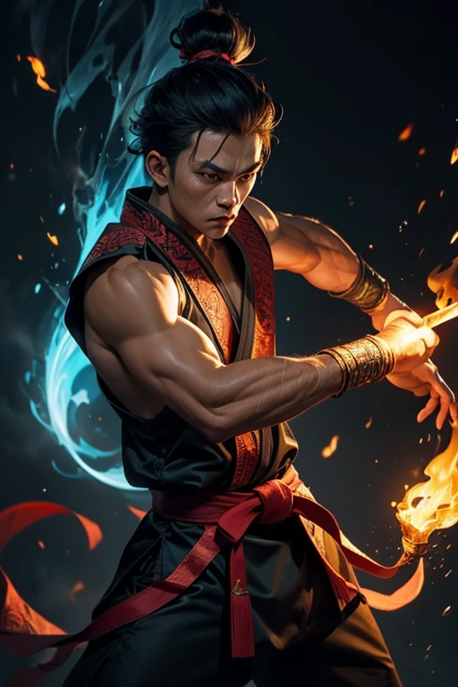 "Could you create a character representing the fusion of Goku and naruto realist --auto --s2