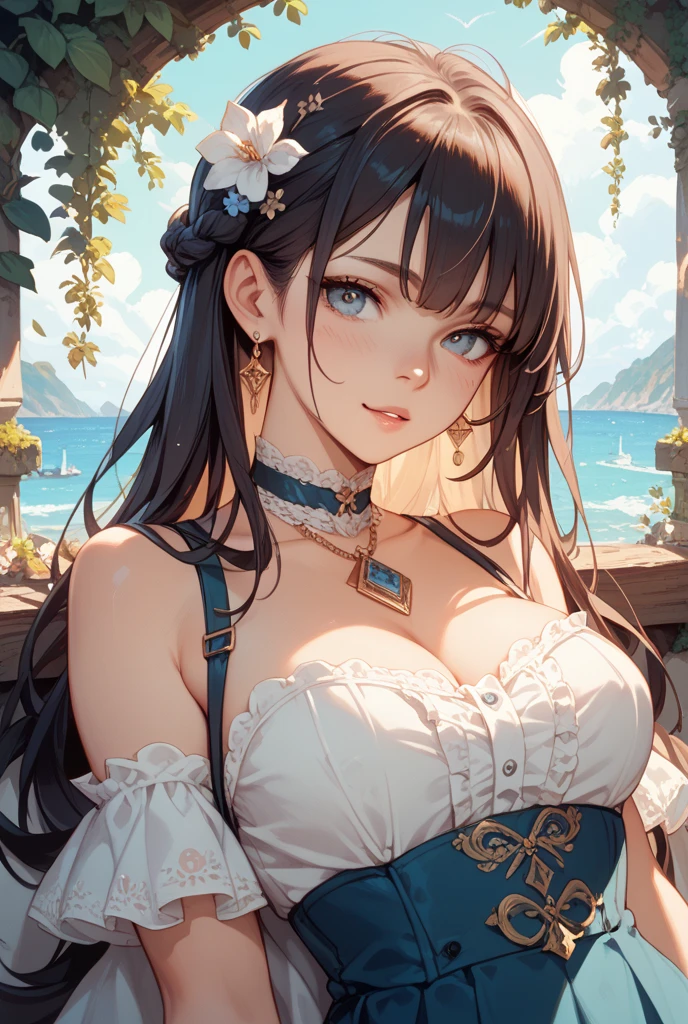 (((masterpiece))), (((High resolution)))、(((8K quality)))、(((Perfect Face)))、Looking at the camera, ((Top quality eyes)), (Detailed face), (Detailed Texture), ((Big Tits:1.5)),