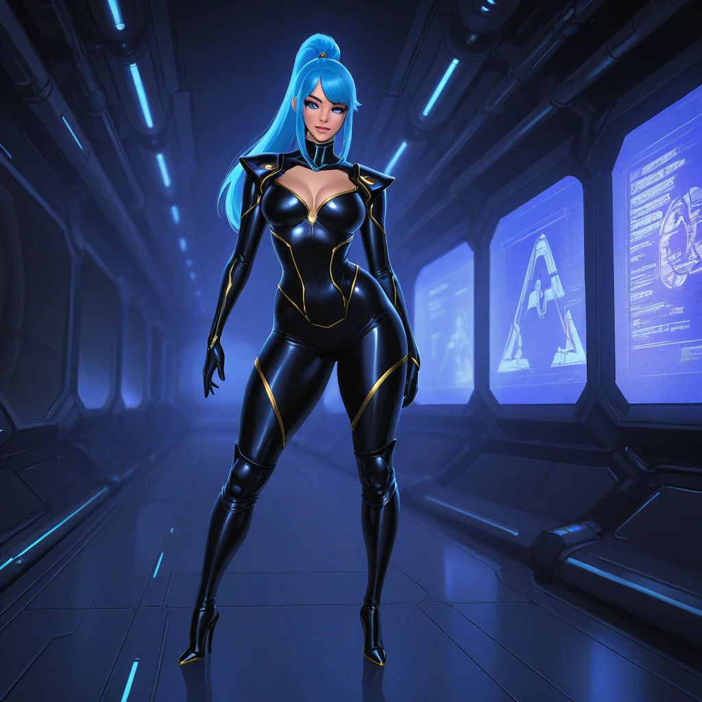 real, impressive African-American female cast of DIOSA from the original "tron" Movie. body like Jamie Namulema, Laci Kay Somers, Blac Chyna, Hanardy Eve, Sara Williams. womanish, womancore, curvilinear simplicity, Detailed texture, balanced kodak coloring showing the famous light cycle creation scene