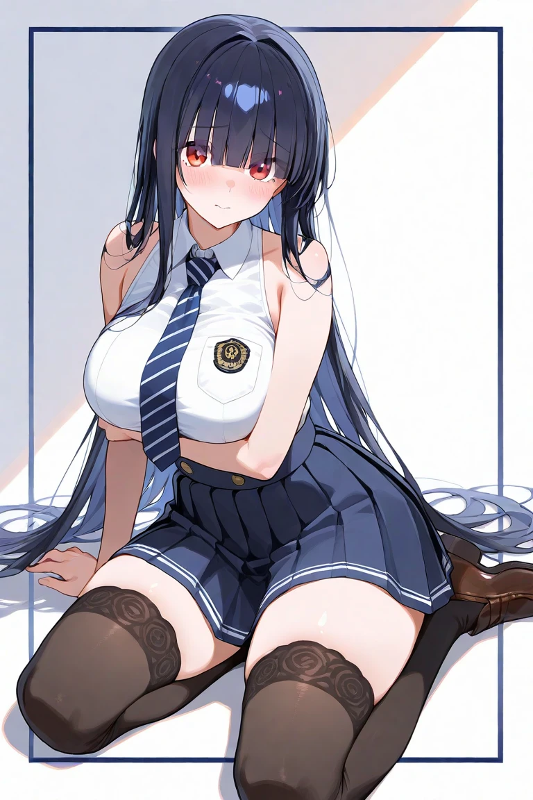 NSFW:1.4, 8k, highest quality, masterpiece, lively, real person, Wallpaper by Unity 8k, school classroom、sit at desk、sit with legs apart、(2 girls) , beautiful eyes, (delicate face) , perfect details, (best lighting) , (超Complexdetailed),、(taken from below:1.5)、Peeking out from under the skirt、cowboy shot、{Low - Angle:1.4}、show pussy、laughter、smiling girl、high , {navy blue blazer:1.2}、{white shirt}、{yellow ribbon}、{gray pleated skirt}、((super big breasts:1.2))、wears a proper uniform、(1 girl),(beautiful eyes、drawn in detail、face every detail、Masterpiece Side Light、masterpiece、highest quality、detailed、High resolution illustrations),delicate makeup, (Close-up:1.2)、throw、soft focus ground bokeh、turn to me and smile,black eye,Half-up hair with short bangs((blondes))), ((high twintaols:1.3), Very detailed, Complex, table top, small ass、thin thighs、Very large breasts、Exposing the breasts、Bare your breasts、blush、Embarrassing、Black Hair、Love juice、love juice、pussy、Passionate kiss、Deep Kiss、Petting、Love each other