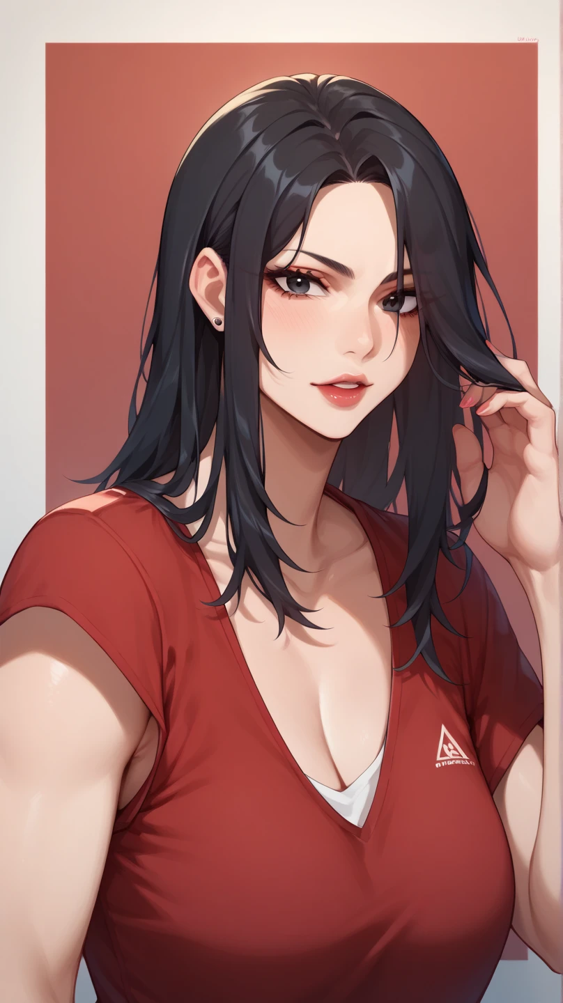 Masterpiece, Best Quality, Solo, 1girl, Azula, Closed Mouth, Smirk, Makeup, Neckline, (White Shirt, Extra Short Miniskirt, Panties), Wide Hips, Ass, Big Ass. standing, legs apart, lipstick, looking at the viewer, school background, erotica, gyaru, schoolgirl-whore