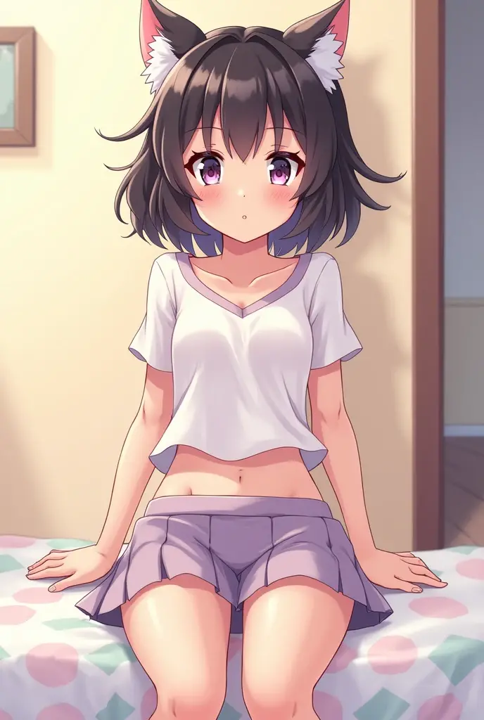 1 nubile juvenile junior idol cute lovable adorable tiny australian middle-school girl energetic, loose hair, shy smile, exposed supple breast, unique face, blacke hair, jav actress, naked, immature, childish, acting super shy, delicate, weak, loving romantic vibes, in love, small short height, preparing for mating, dwarf girl noble queen short slim legs, mischievous, soft babyfaced gentle happy looking face, carefree, unblemished skin, otaku student president, grin, braids hairstyle, naughty, teasing, awkward short girl, pitite lityle dainty diminutive, shougakusei shoujo, excited, hyperactive girl, skirt, small shoulders, slim arms, acting spoiled, sch0olgirl bangs, small breasts, fashion trendy beautiful beautiful beautiful girl, gentle and attractive beautiful girl, 10 years oldnd sexy collarbone, Attractive oval face, double eyelids, smart peach blossom eyes, pink lips, small nose, bare shoulders, ultra high definition, super detail, fresh and impressive, lewd, sexy, NFSW, Show Breast, nipple, seductive