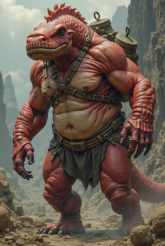 Goron with corals on his body