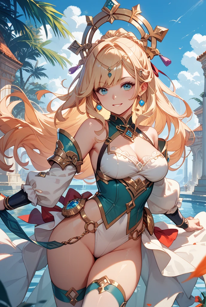 Princess Battle Dress Bikini Armor,Very large breasts,Big Ass,A beautiful woman with a slender waist,Naughty Princess,