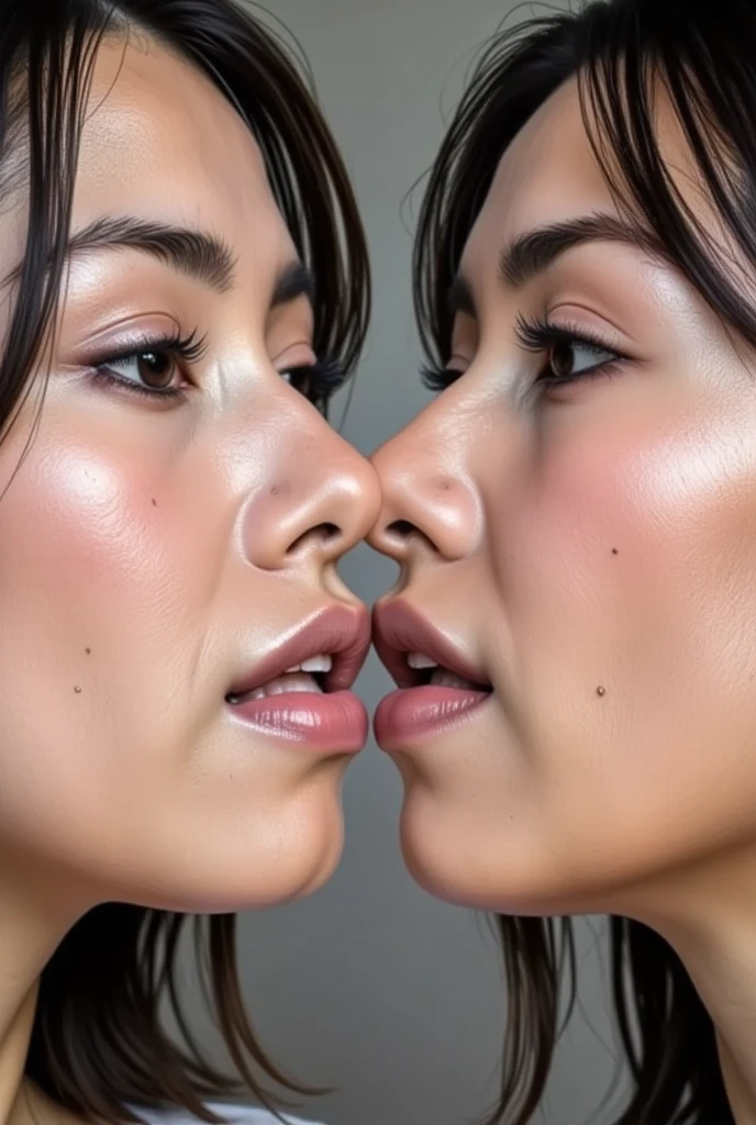 Mouth shape without distortion、