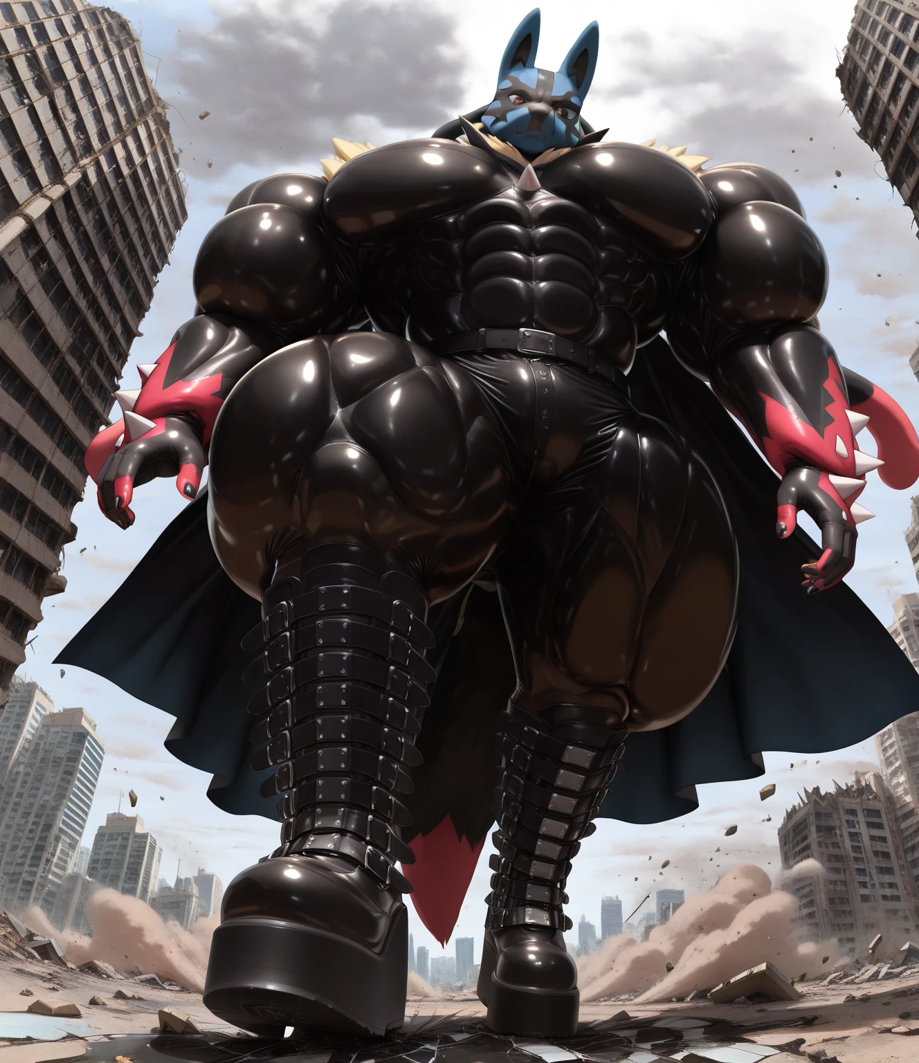 Hünkel,bandage,Silver Hair,Hulk-like body,18-year-old boy,Huge penis,((Being pinned down by black tentacles)),Open your arms wide and clench your fists,Open your mouth wide,Wide, unfocused eyes,Many protruding veins,((Countless black tentacles attack from behind)),((A pitch black mist spews from my chest:1.5)),Full body images,Painful expression,Black undershirt,Huge erect penis,A lot of sweat, tears, drool and semen,In the middle of the Colosseum,Gives off an evil aura,Standing karate stance,Toned Muscles,rape,Violated by black tentacles