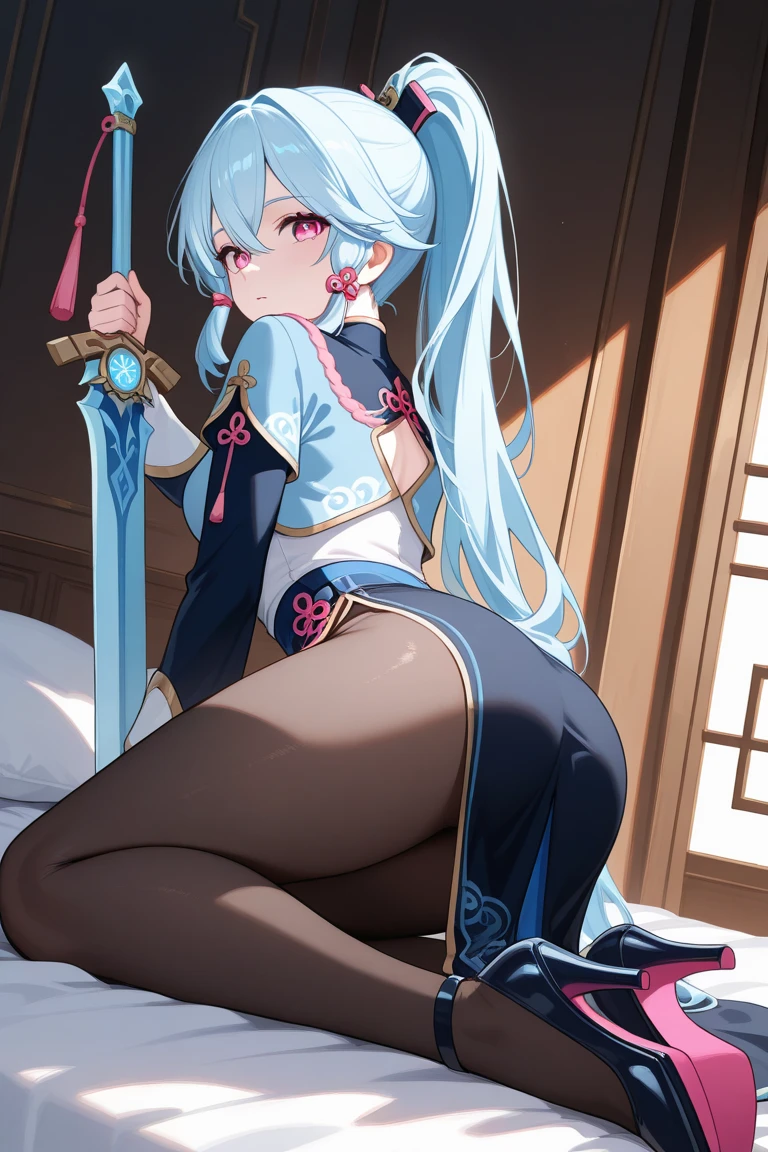 Top quality. Illustration. Girl. A world of swords and sorcery. Underwear. Pubic hair. Spreading legs. --auto --s2