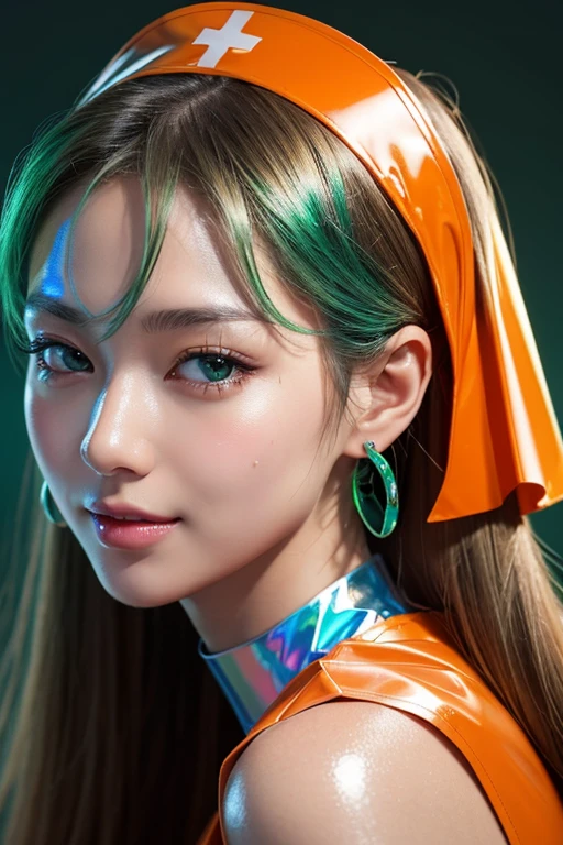 there is a screenshot of a woman in a space suit, cosmic girl, event, cosmic entity, incrinate content details, endless cosmos in the background, historical event, real event, astral background, cosmic background, cosmic goddess, cyborg goddess in cosmos, celestial cosmos, game interface, violet battlefield theme, cosmic style, hyperdetailed content, background details