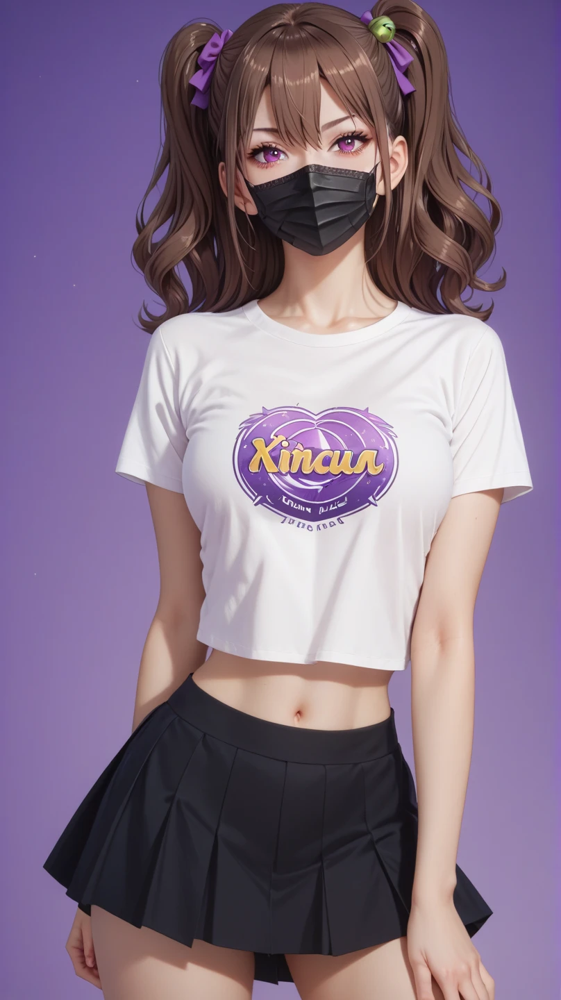 (best quality:1.2,4k ultra hd:1.2), a girl, beautiful face, full and glossy lips, long flowing hair, perfectly straightened, small breasts, (gradient silver t-shirt:1.5), (black straps t-shirt:1.4), bare arms, black jeans, complete with a cap, (sparkling sunglasses:1.5), capturing her character and charm, with a blurred background enhancing the relaxed atmosphere, showcasing her confidence and elegance, 
