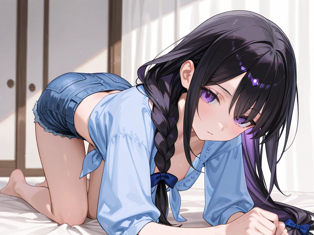 One Woman、One Man、beautiful girl、Black Hair、Twin Tail Massage Room、Micro Bikini、lotion、Woman receiving erotic massage in bed、Massaged、Naughty Massage、The man is a masseur、Age 25、Long Hair, Highest quality, Small breasts、Thighs、Butt、My crotch is steamy 、Sweaty body、Having your groin touched、sexual excitement、Obscene sound effects、Cramp、Acme、orgasm、Love Juice、Udder sways up and down、Irregular breast movement、Intense fuck piston