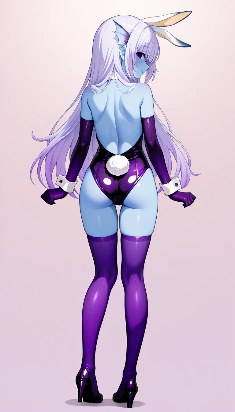 best quality, (masterpiece),(ultra-detailed), (high quality), (high resolution), , <lora:rougecosplay-10:0.7>,rouge cosplay, breasts, gloves, bare shoulders, thigh boots, bodysuit <lora:abigail:0.7>, abigail, purple hair, aqua eyes, hair ribbon, long hair, heart,