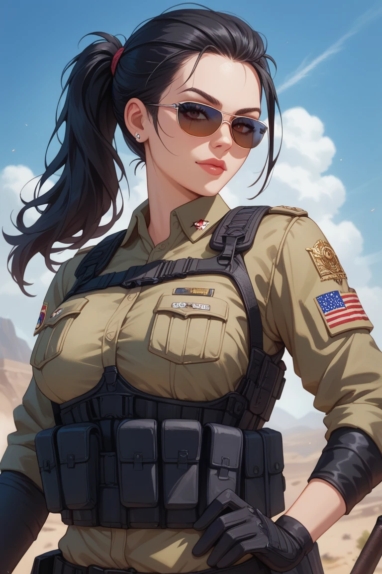 Mia Khalifa as soldier