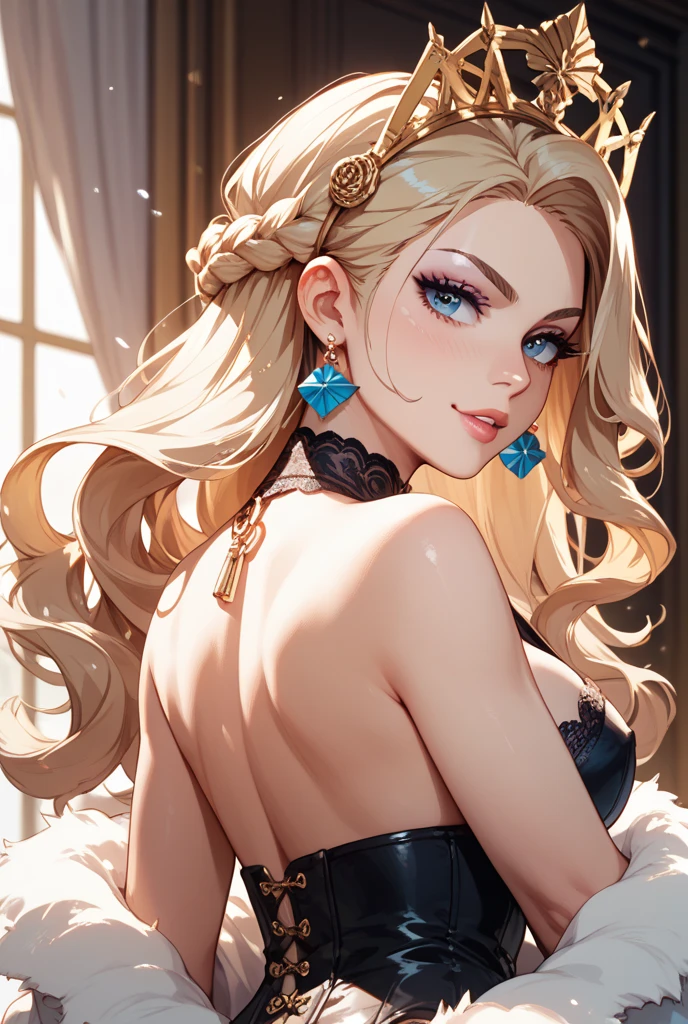 (best quality,4k,8k,highres,masterpiece:1.2),ultra-detailed,(realistic,photorealistic,photo-realistic:1.37),beautiful detailed eyes,beautiful detailed lips,extremely detailed eyes and face,long eyelashes,1 girl,model,fierce,defiant,famous model,blonde,model with confident eyes,striking blue eyes,magnificent hairstyle,breathtaking beauty,flawless skin,fashionable attire,stylish makeup,great posture,posing with attitude,photo shoot set,audience admiring,model under spotlight,dynamic lighting,high fashion vibes,vogue style,graceful movement,runway fashion show,glamorous background,jaw-dropping elegance,strikingly confident expression,captivating charm,piercing gaze,captured in a stunning pose,female model wearing couture,famous for her unique style,inspiration for aspiring models,graceful and bold presence,living legend of the modeling world,renowned across the globe,model known for her fierce and defiant personality