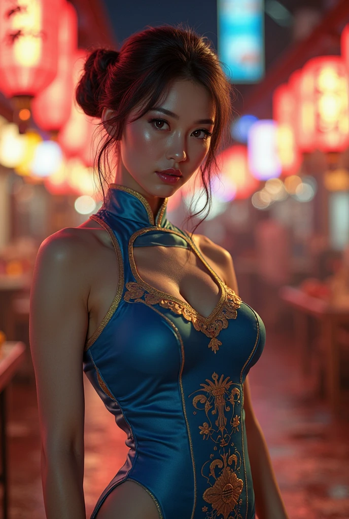 girl, war, special effects, magician, detail, monster, movie lighting, atmospheric perspective, 8k, super detail, high detail, high quality, high resolution, masterpiece, blue-red-green-gold-silver-pink flashy costume, uninhabited tokyo city shinjuku, body portrait, rooftop of building, night, moonlight, helicopter